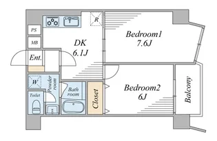 鶯谷タウンプラザ【9階】の間取り