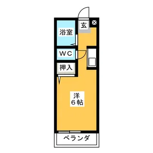ハイツフジ【2階】の間取り