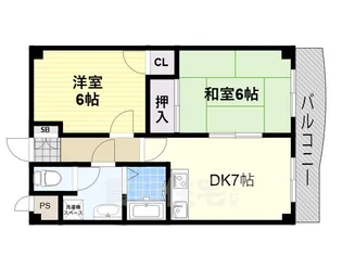 ステム中百舌鳥【2階】の間取り