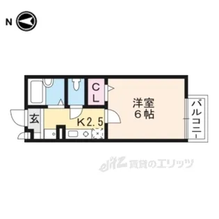 シャインヒルB棟【2階】の間取り