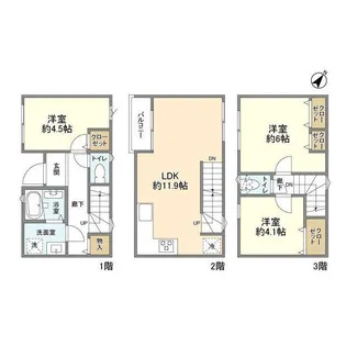 KoletTerrace下野毛#07の間取り