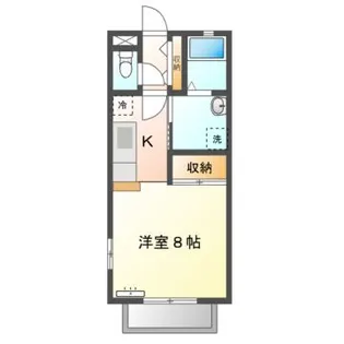 グリーングラス土岐【2階】の間取り