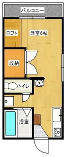 プチメゾン貝津【1階】の間取り