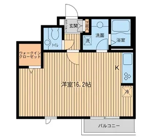 プロスペクト初台【1階】の間取り