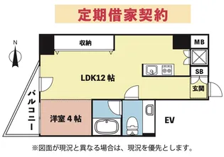 フリーディオ四谷三丁目【7階】の間取り