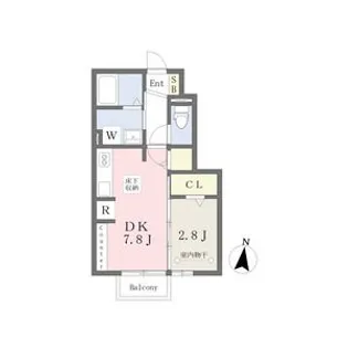 あさか野ハイツ【1階】の間取り