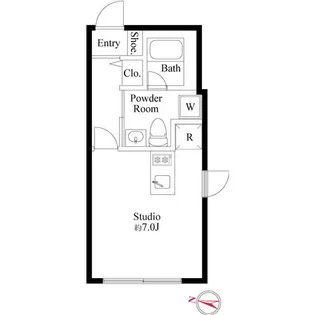 MDM池尻大橋II【1階】の間取り