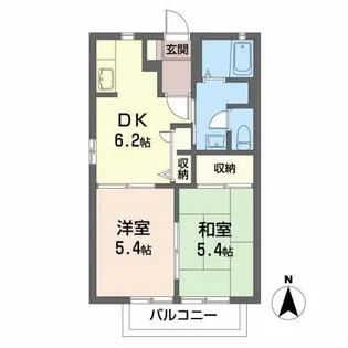 プレスティージュE【2階】の間取り
