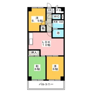 エクセル メゾン【1階】の間取り