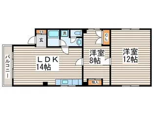 新江古田アパートメント【2階】の間取り
