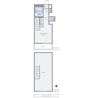 ADX新宿河田町の間取り