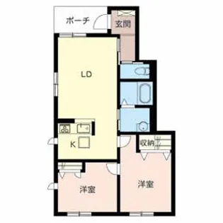 シャーメゾン・サウス加古川【1階】の間取り