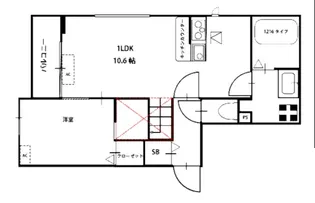 almo A棟【3階】の間取り