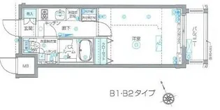ZOOM恵比寿【2階】の間取り