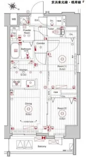 メイクスWアート横浜関内【4階】の間取り