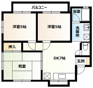 ロイアルヒルズパレス【2階】の間取り