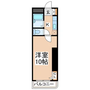 シャトー上村【3階】の間取り