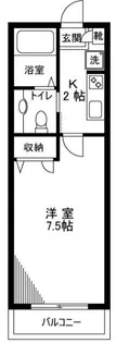 アーバンハイム根岸【1階】の間取り