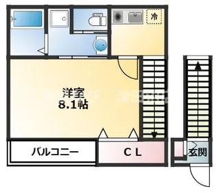 クラシオ北習志野【2階】の間取り