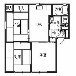 ディアス鵤 A棟【2階】の間取り
