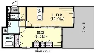 パクス東船橋【1階】の間取り