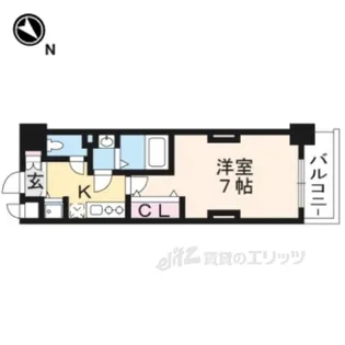 LUXE京都西大路【3階】の間取り