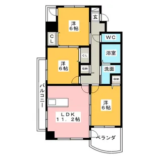 SHALOM【2階】の間取り