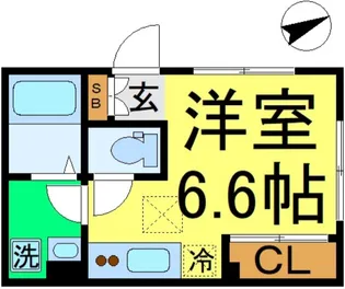 メイプルハイツ【1階】の間取り