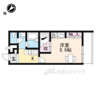 レオパレスEfini1【3階】の間取り
