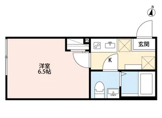 MK五反野【1階】の間取り