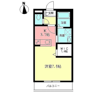 ボナール湘南【1階】の間取り