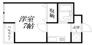 レインボープラザ【4階】の間取り