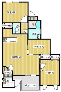 グランディール【1階】の間取り