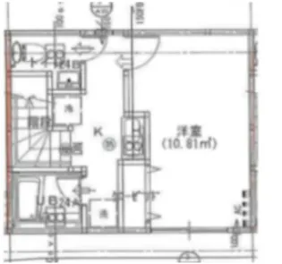 ROW HOUSE王子本町【2階】の間取り
