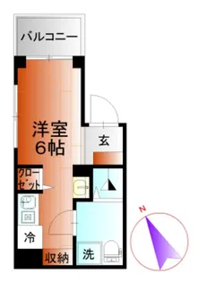 サルトル清澄白河【4階】の間取り