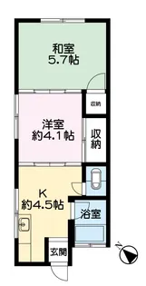 小畠アパート【2階】の間取り