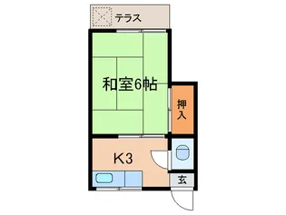 松かげ荘【1階】の間取り