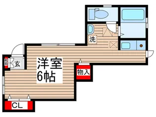 平松マンション【1階】の間取り