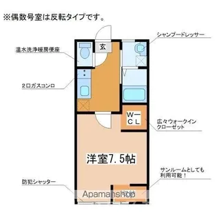 コンフォルト【2階】の間取り