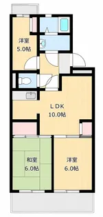 グリーンヒルズ石川V【3階】の間取り