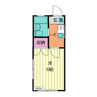 リバーハイム【1階】の間取り