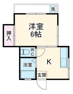メゾン弥生【2階】の間取り