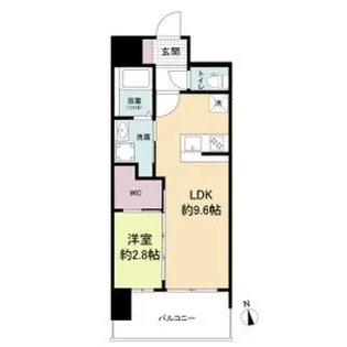 セレニテ難波グランデシュッド【5階】の間取り