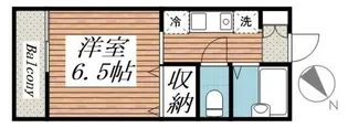 パークヨコチョー【2階】の間取り