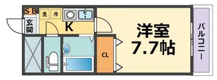 ラポール今津【3階】の間取り