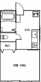 メゾン・ラポール【1階】の間取り
