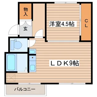 ビレッジハウス福住5号棟【1階】の間取り