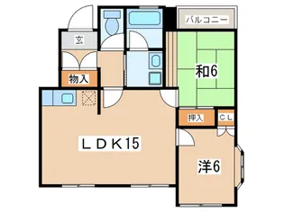 クレスト町田I3号棟【2階】の間取り