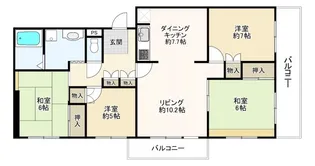 ヴェルドミール新座【2階】の間取り