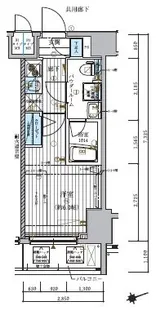 メインステージ北千住IV【8階】の間取り